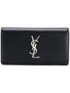 Saint Laurent Classic Ysl Wallet - Black