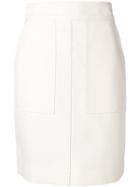 Pringle Of Scotland A-line Skirt In Off White - Neutrals