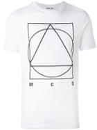 Mcq Alexander Mcqueen - Glyph Icon Print T-shirt - Men - Cotton - M, White, Cotton