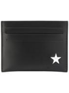 Givenchy Star Logo Plaque Cardholder - Black