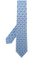 Kiton All Over Print Tie - Blue