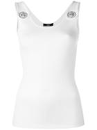 Versus - Lion Studs Top - Women - Viscose - 44, Women's, White, Viscose