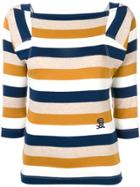 Sonia Rykiel Jersey Striped T-shirt - Nude & Neutrals