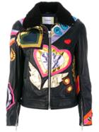 Iceberg Hearts Patch Jacket - Black