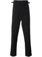 Damir Doma Tapered Trousers, Men's, Size: Medium, Black, Virgin Wool
