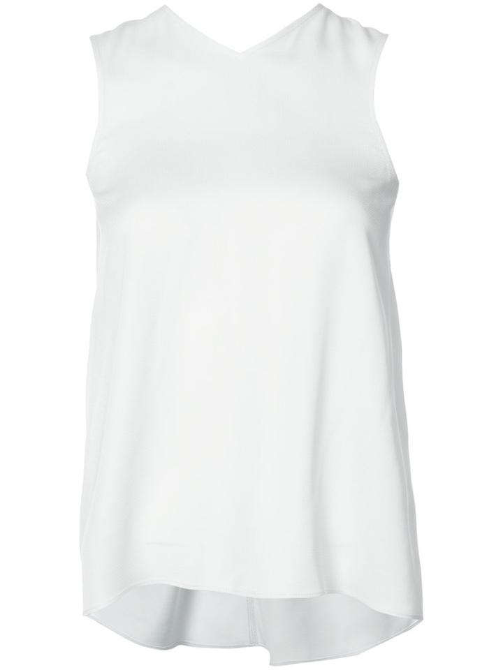 Helmut Lang - Knot Detail Tank - Women - Viscose - M, White, Viscose