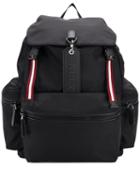 Bally Logo Charm Backpack - Black