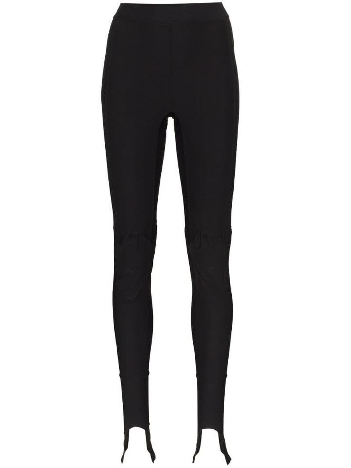 Ambush High-rise Logo Print Leggings - Black