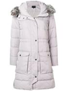 Emporio Armani Hooded Parka Coat - Grey