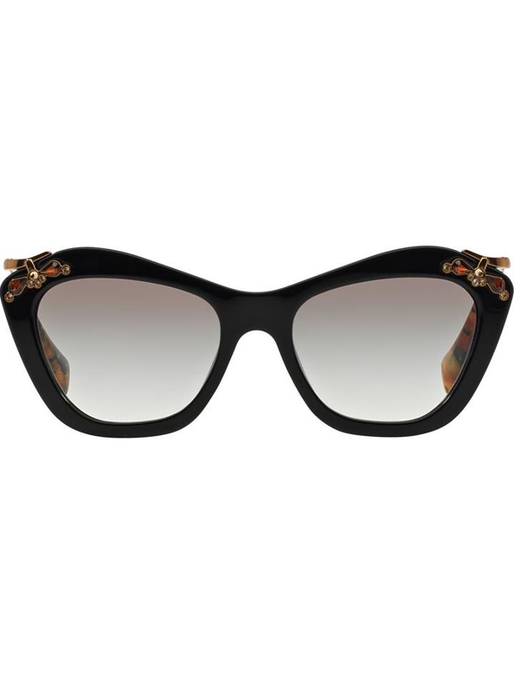 Miu Miu Embellished Frame Sunglasses