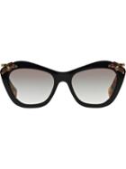 Miu Miu Embellished Frame Sunglasses