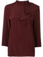 Marni Asymmetric Ruffle Blouse