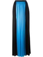 Emanuel Ungaro Pleated Panel Long Skirt