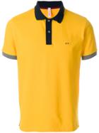 Sun 68 Bicolour Polo Shirt - Yellow & Orange