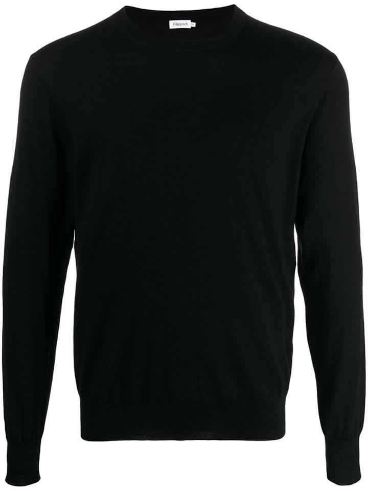 Filippa-k Round Neck Jumper - Black