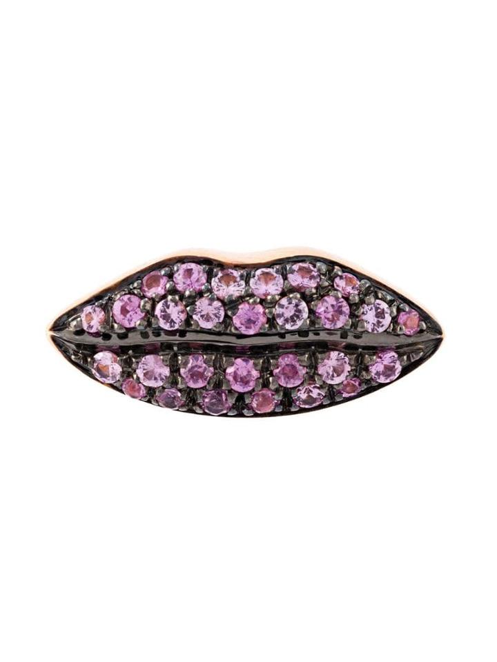 Delfina Delettrez 'lips' Sapphire Earring - Pink