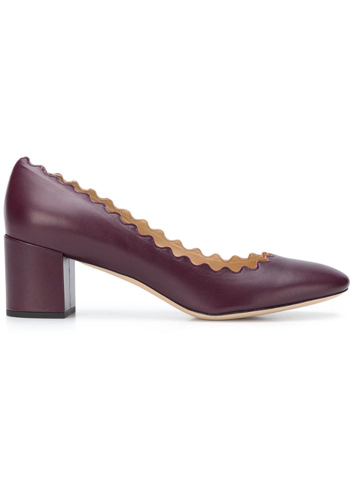 Chloé Lauren Pump - Pink & Purple