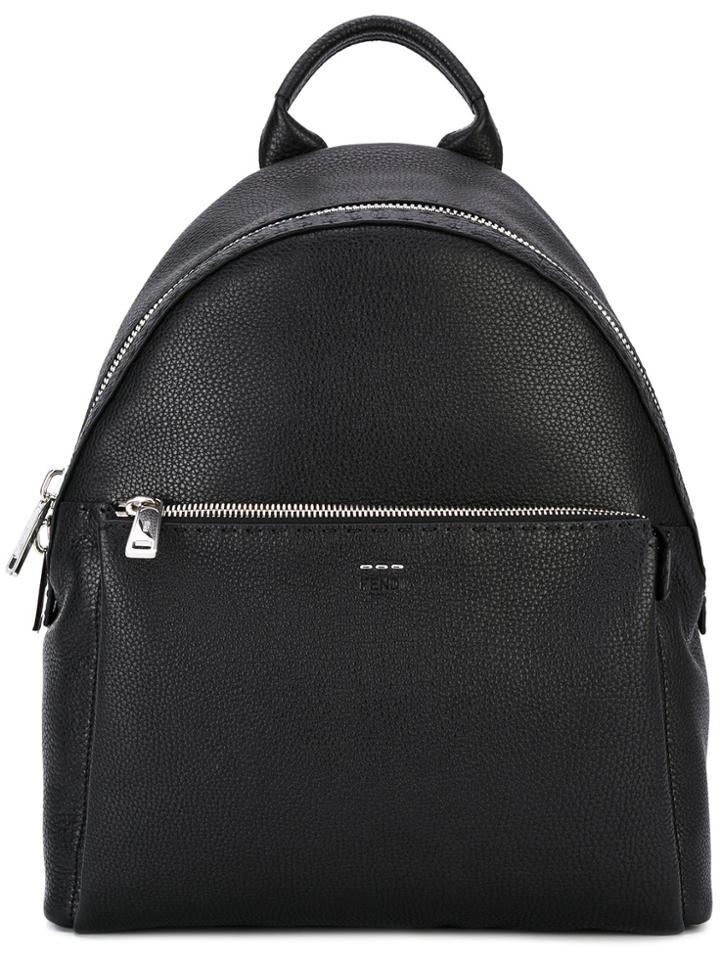 Fendi Zip-around Backpack - Black