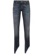 R13 Frayed Skinny Jeans - Blue
