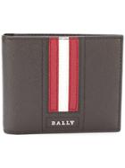 Bally Tarrish Stripe Detail Billfold Wallet - Brown