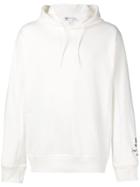 Y-3 Branded Hoodie - White