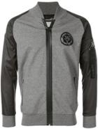 Plein Sport Russell Badge Bomber - Grey