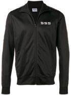 Sss World Corp Embroidered Logo Tracksuit Jacket - Black