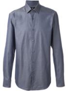 Boss Hugo Boss Classic Shirt, Men's, Size: 44, Blue, Cotton