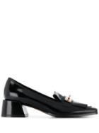 Roberto Festa Varnished Finish Loafers - Black