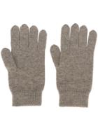 N.peal Cashmere Ribbed Gloves, Adult Unisex, Nude/neutrals, Cashmere
