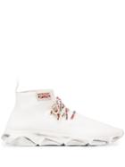 Represent Ankle Sock Sneakers - White