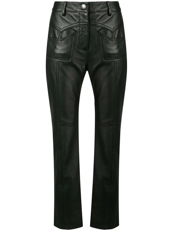 Coach Skinny Fitted Trousers - Black