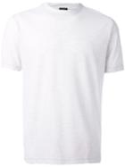 Zanone Classic T-shirt, Men's, Size: 50, White, Cotton