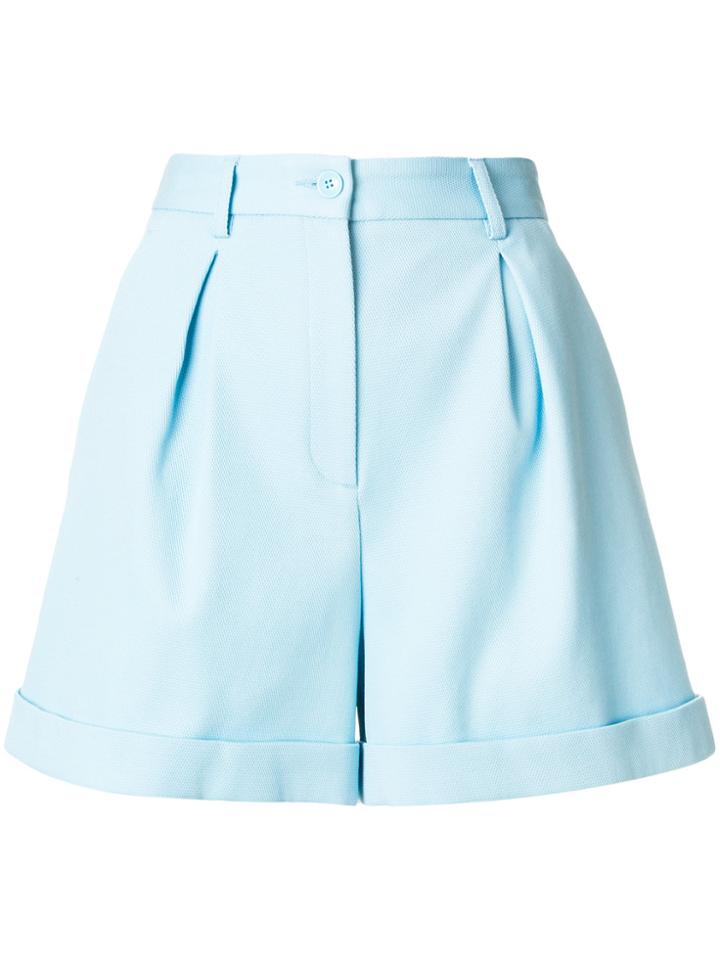 Boutique Moschino High-waisted Shorts - Blue