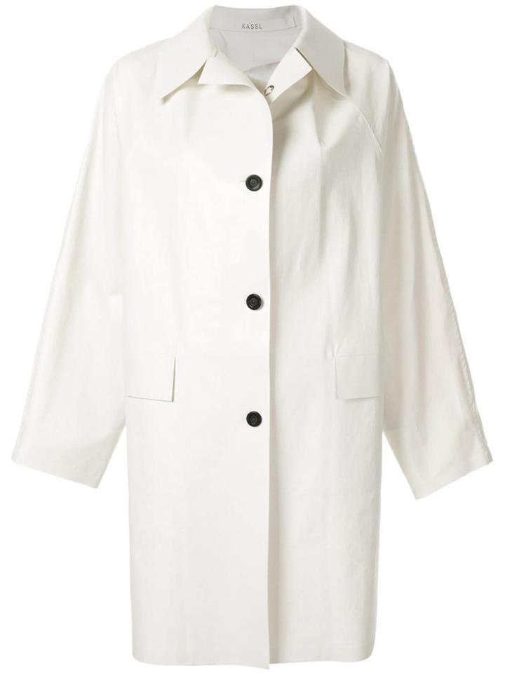 Kassl Classic Trench Coat - White