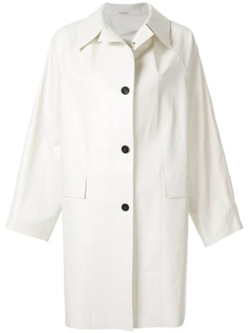 Kassl Classic Trench Coat - White