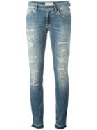 Faith Connexion Distressed Skinny Jeans - Blue