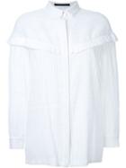 Mother Of Pearl Pleated Stripe Shirt