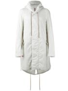 Rick Owens Drkshdw Lightweight Coat, Men's, Size: Large, Grey, Nylon/polyester