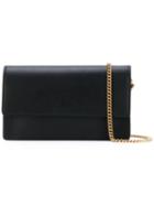 Alexander Mcqueen - Insignia Charm Clutch - Women - Calf Leather - One Size, Black, Calf Leather