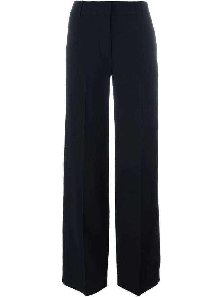 T By Alexander Wang Tailored Palazzo Pants, Women's, Size: 2, Black, Polyester