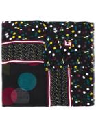 Dvf Diane Von Furstenberg Eclipse Dot Print Scarf - Black