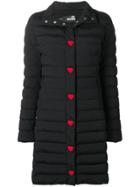 Love Moschino Quilted Padded Coat - Black