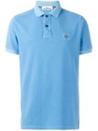 Stone Island Classic Polo Shirt, Men's, Size: M, Blue, Cotton