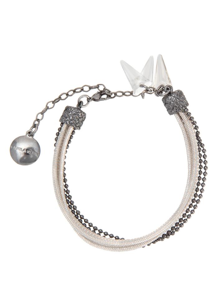 Camila Klein Mixed Chains Anklet - Metallic