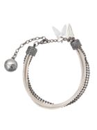 Camila Klein Mixed Chains Anklet - Metallic