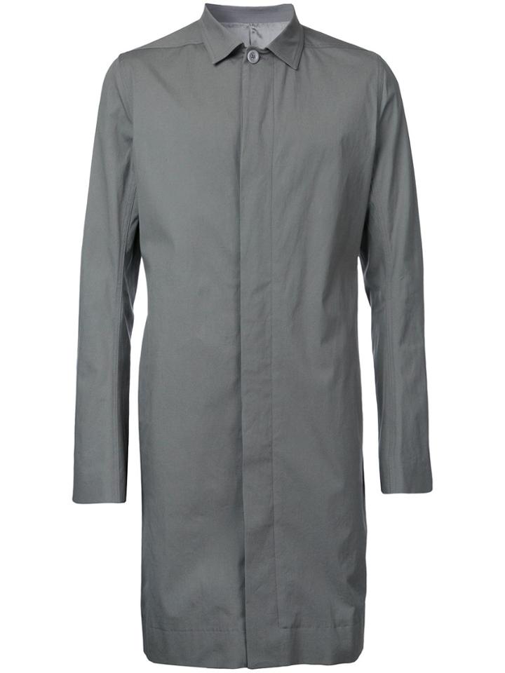 Rick Owens Mac Coat - Grey
