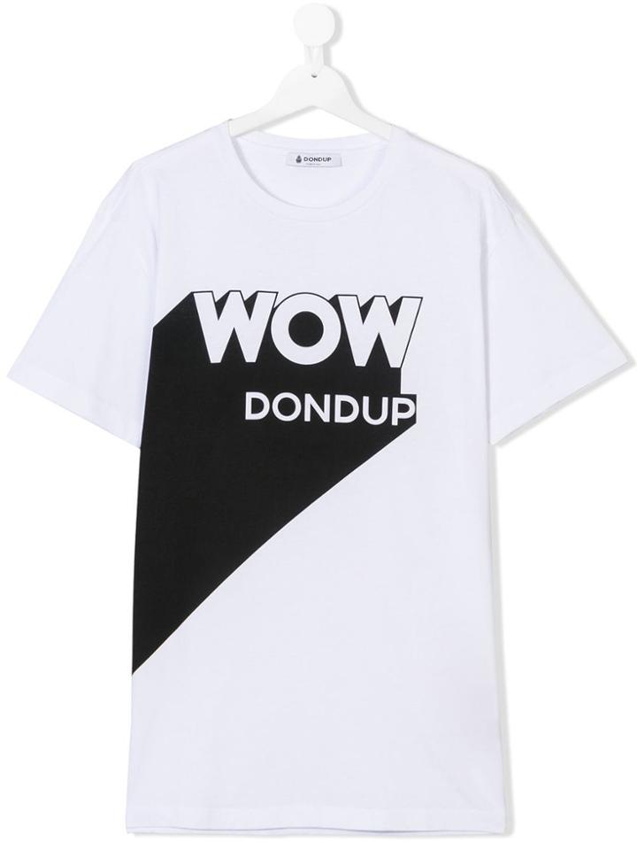 Dondup Kids Dondup Kids Dmts27je151sd109 0561 Cotton - White