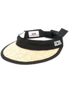 Gcds Contrasting Trim Sun Vizor - Black