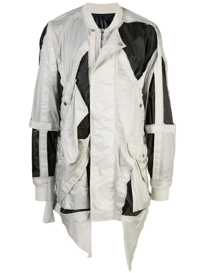 Rick Owens Cut-out Detail Jacket - Grey